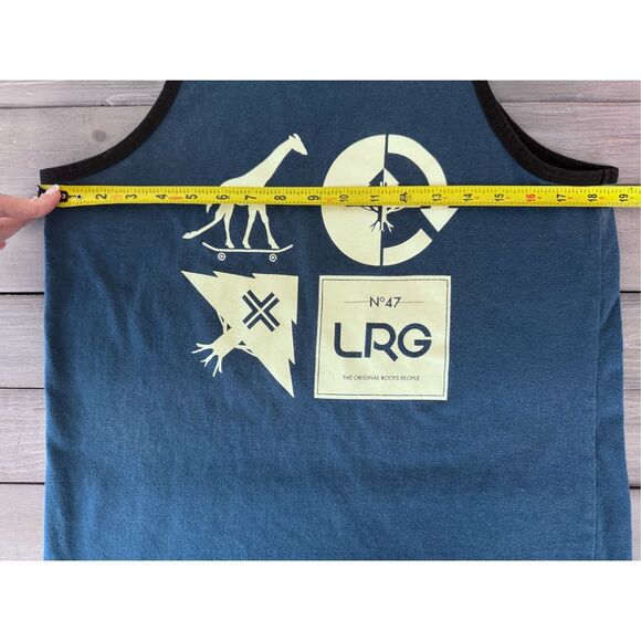 LRG Mashup Nautical Blue Muscle Tank Top Size‎ Small - Picture 6 of 7